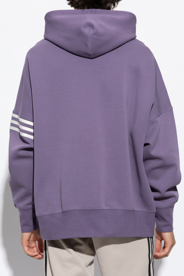 Adidas originals hoodie with lock up logo in lilac hotsell